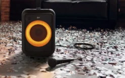 2-pack Klipsch Gig XL, bärbar partyhögtalare med mikrofon & Bluetooth