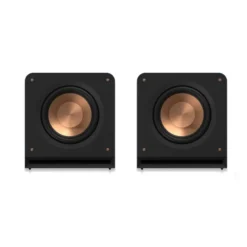 2-pack Klipsch RP-1200SW 12" aktiv subwoofer, svart