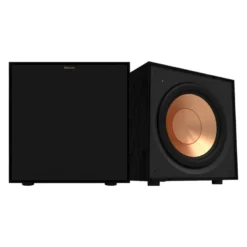 2-pack Klipsch R-101SW aktiv subwoofer, svart