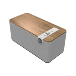 2-pack Klipsch The One Plus Bluetooth-högtalare, valnöt