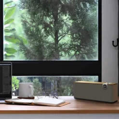 2-pack Klipsch The One Plus Bluetooth-högtalare, valnöt
