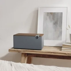 2-pack Klipsch The Three Plus Bluetooth-högtalare, valnöt