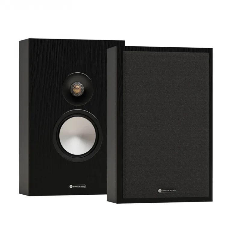2-pack Monitor Audio Bronze On-Wall 7G vägghögtalare, svart