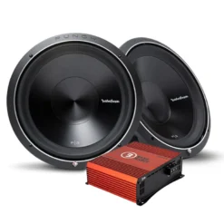 2-pack Rockford Fosgate Punch P3D412 & Bass Habit SPL ELITE 2100.1DF, baspaket