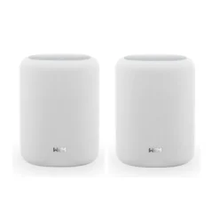 2-pack WiiM Sound Lite smart högtalare, vit