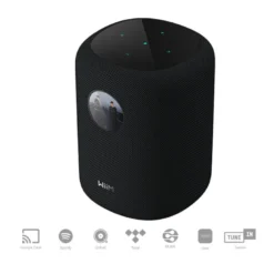 2-pack WiiM Sound smart högtalare med skärm, svart