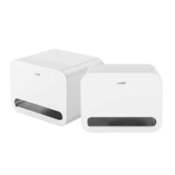 2-pack WiiM Sub Pro kompakt trådlös subwoofer, vit