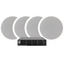 2 par DLS IC611, 6.5” inbyggnadshögtalare & System One SC4B