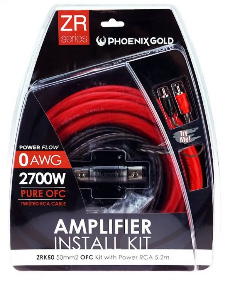 Phoenix Gold ZRK50, 50mm2 100% koppar kabelkit