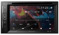 Pioneer AVH-A240DAB, bilstereo med Bluetooth, DVD, DAB och 3 par lågnivå