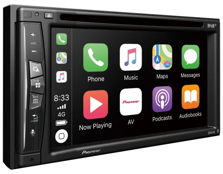 Pioneer AVIC-Z730DAB, bilstereo med trådlös Apple CarPlay, navigation och DAB+