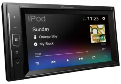 Pioneer DMH-A240BT & Bass Habit PLAY-högtalare