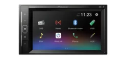 Pioneer DMH-A240DAB, bilstereo med Bluetooth, DAB+ och 3 par lågnivå
