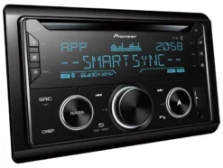 Pioneer FH-S720BT, bilstereo med bluetooth, CD och 3 par lågnivå