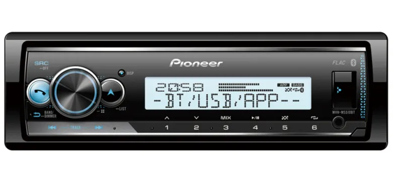 Pioneer MVH-MS510BT, marinstereo med Bluetooth