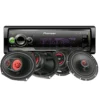 Pioneer MVH-S520BT & Bass Habit Play-högtalare