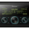 Pioneer MVH-S620BT, bilstereo med Bluetooth, kort chassi och 3 par lågnivå
