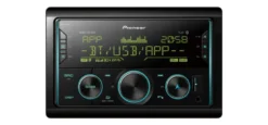 Pioneer MVH-S620BT, bilstereo med Bluetooth, kort chassi och 3 par lågnivå