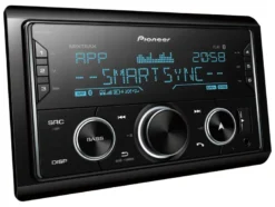Pioneer MVH-S620BT, bilstereo med Bluetooth, kort chassi och 3 par lågnivå