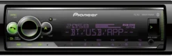 Pioneer MVH-S520BT, bilstereo med Bluetooth, USB/AUX och 3 par lågnivå