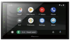 Pioneer SPH-DA250DAB, bilstereo med CarPlay, DAB och Bluetooth