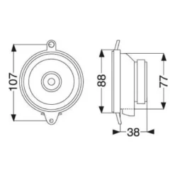 Pioneer TS-875 2-vägs koaxialhögtalare