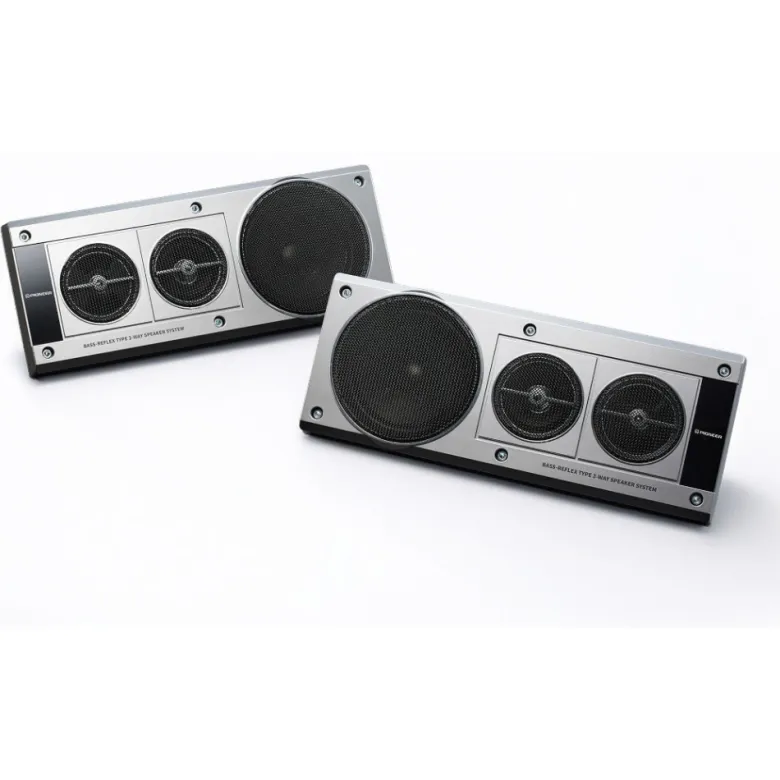 Pioneer TS-X40SXT 3-vägs lådhögtalare med retrodesign, par