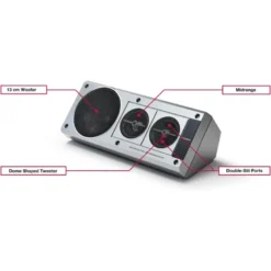 Pioneer TS-X40SXT 3-vägs lådhögtalare med retrodesign, par