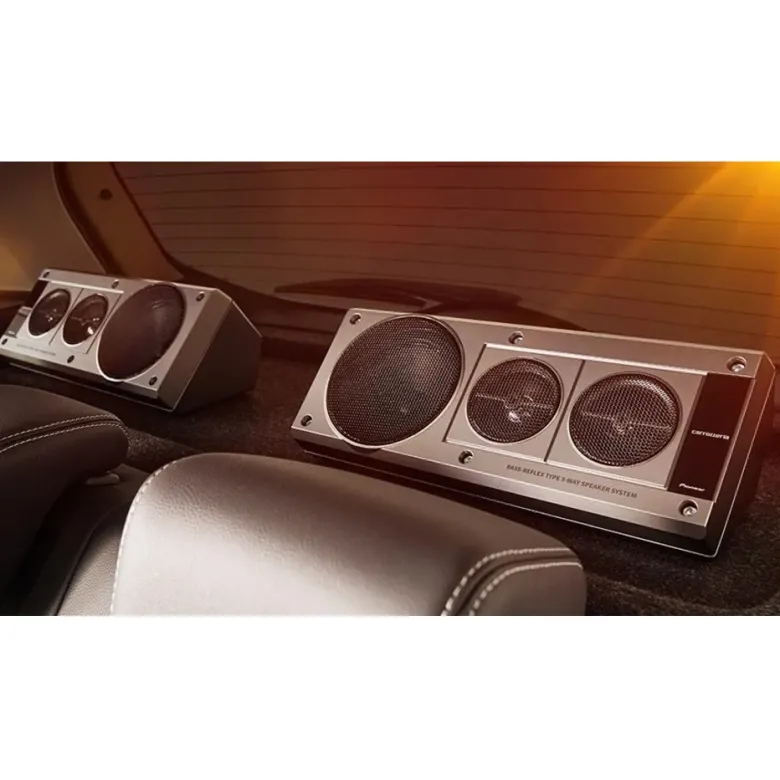 Pioneer TS-X40SXT 3-vägs lådhögtalare med retrodesign, par