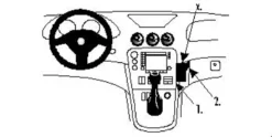 ProClip Monteringsbygel Alfa Romeo 166 99-07, Vinklad