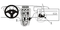 ProClip Monteringsbygel Alfa Romeo 156 98-01, Vinklad, låg