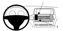 ProClip Monteringsbygel BMW 6-serie F12, F13 12-15, Centrerad