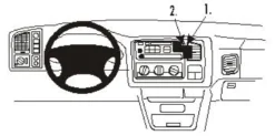 ProClip Monteringsbygel Chevrolet Avalanche 02-02, Centrerad