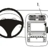 ProClip Monteringsbygel Chevrolet Corvette 05-07, Vinklad