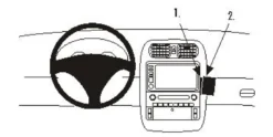 ProClip Monteringsbygel Chevrolet Corvette 05-07, Vinklad