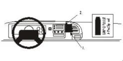 ProClip Monteringsbygel Chevrolet Silverado/Surburban/Tahoe/Pickup 95-99, Centrerad