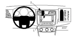 ProClip Monteringsbygel Chrysler 200/Chrysler 200 Convertible 11-14, Centrerad