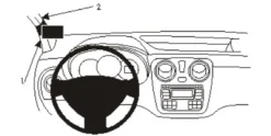 ProClip Monteringsbygel Dacia Dokker/Lodgy 14-15, Vänster