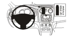ProClip Monteringsbygel Dacia Lodgy 13-14, Centrerad