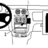 ProClip Monteringsbygel Daewoo Matiz 98-04, Vinklad