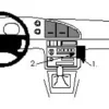 ProClip Monteringsbygel Daewoo Musso 95-00, Vinklad