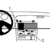 ProClip Monteringsbygel Daihatsu Charade 91-93, Centrerad