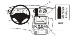 ProClip Monteringsbygel Daihatsu YRV 01-07, Centrerad