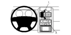 ProClip Monteringsbygel Dodge Journey 09-10, Centrerad