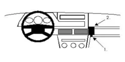 ProClip Monteringsbygel Fiat Tipo 89-91, Vinklad