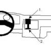 ProClip Monteringsbygel Ford Escort 86-90, Centrerad
