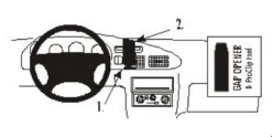 ProClip Monteringsbygel Ford Ranger 01-06/Mazda B-series 99-07, Centrerad