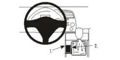 ProClip Monteringsbygel Honda S2000 04-09, Konsol