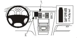 ProClip Monteringsbygel Hyundai Terracan 02-07, Centrerad
