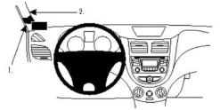 ProClip Monteringsbygel Hyundai Accent 10-15, Vänster